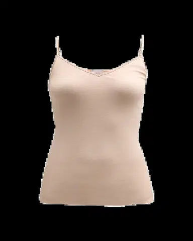 Hanro Seamless Cotton V-Neck Camisole | Thumbnail 4 Hanro Seamless Cotton V-Neck Camisole | Thumbnail 4