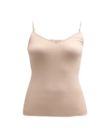 Hanro Seamless Cotton V-Neck Camisole | Thumbnail 1 Hanro Seamless Cotton V-Neck Camisole | Thumbnail 1