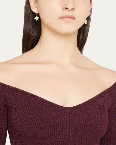 Ippolita Mini Wavy Disc Earrings in 18K | Thumbnail 2