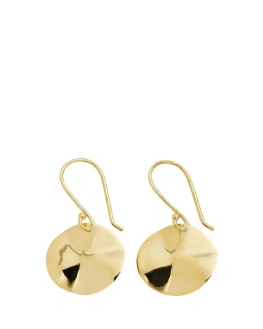 Ippolita Mini Wavy Disc Earrings in 18K | Thumbnail 1