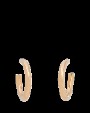 Sidney Garber 18K Yellow Gold Mallory Hoop Earrings | Thumbnail 2