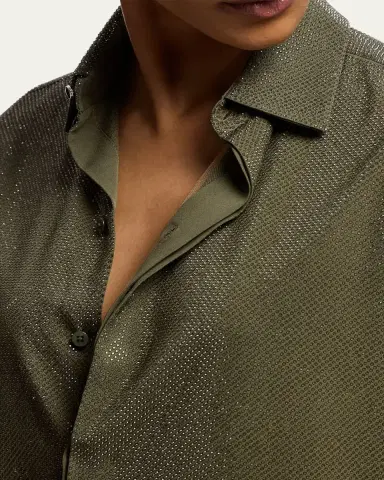 Ralph Lauren Silk Long-Sleeve Mesh Shirt | Thumbnail 5 Ralph Lauren Silk Long-Sleeve Mesh Shirt | Thumbnail 5