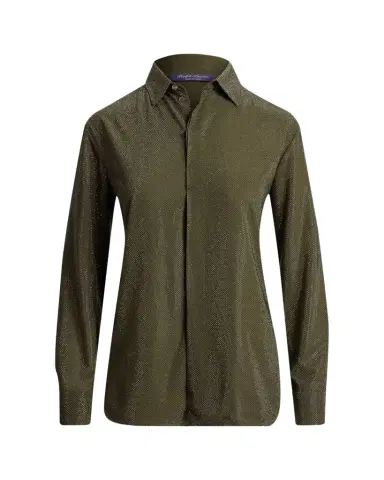 Ralph Lauren Silk Long-Sleeve Mesh Shirt | Thumbnail 1 Ralph Lauren Silk Long-Sleeve Mesh Shirt | Thumbnail 1