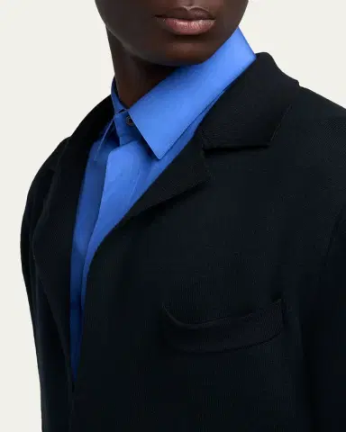 Tom Ford Men's Double-Face Wool Sweater Jacket | Thumbnail 5 Tom Ford Men's Double-Face Wool Sweater Jacket | Thumbnail 5
