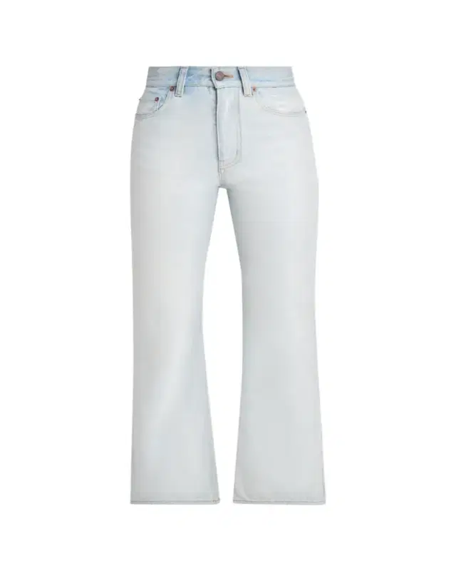Chloe Bleached Cotton Denim Jeans