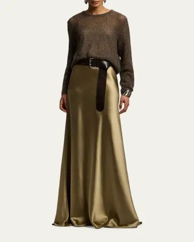 Ralph Lauren Collection Metallic Mesh Boatneck Sweater | Thumbnail 2 Ralph Lauren Collection Metallic Mesh Boatneck Sweater | Thumbnail 2