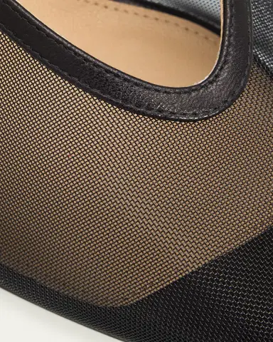 Le Monde Béryl 40mm Babouche Mesh Kitten-Heel Pumps | Thumbnail 5 Le Monde Béryl 40mm Babouche Mesh Kitten-Heel Pumps | Thumbnail 5