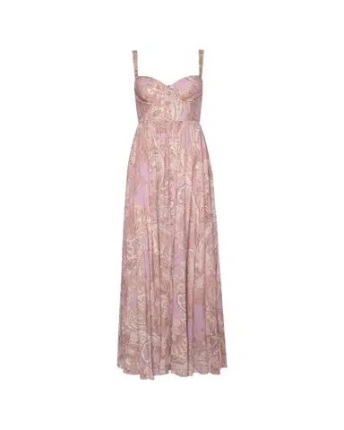 L'Agence Rosette Paisley-Print Sweetheart Maxi Dress | Thumbnail 1 L'Agence Rosette Paisley-Print Sweetheart Maxi Dress | Thumbnail 1