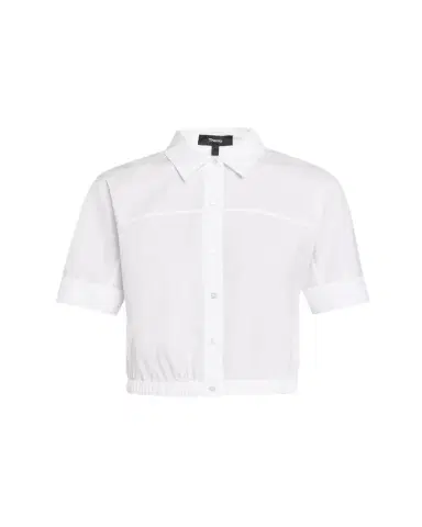 Theory Short-Sleeve Button-Front Shirt | Thumbnail 1 Theory Short-Sleeve Button-Front Shirt | Thumbnail 1