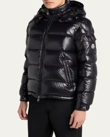 Moncler Men's Hooded Down Puffer Jacket | Thumbnail 4 Moncler Men's Hooded Down Puffer Jacket | Thumbnail 4