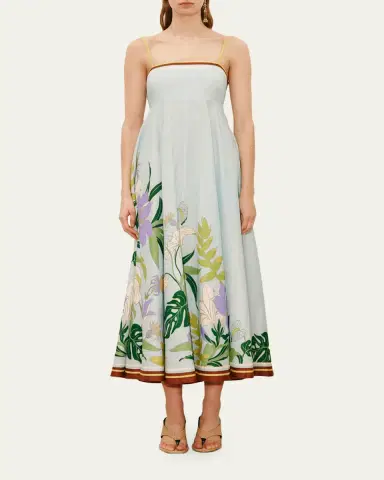 ALÉMAIS Alfie Linen Midi Dress | Thumbnail 2 ALÉMAIS Alfie Linen Midi Dress | Thumbnail 2