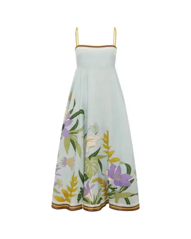 ALÉMAIS Alfie Linen Midi Dress