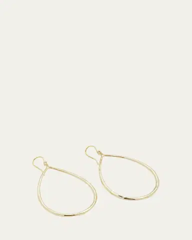 Ippolita Sculpted Open Teardrop Earrings in 18K | Thumbnail 3 Ippolita Sculpted Open Teardrop Earrings in 18K | Thumbnail 3