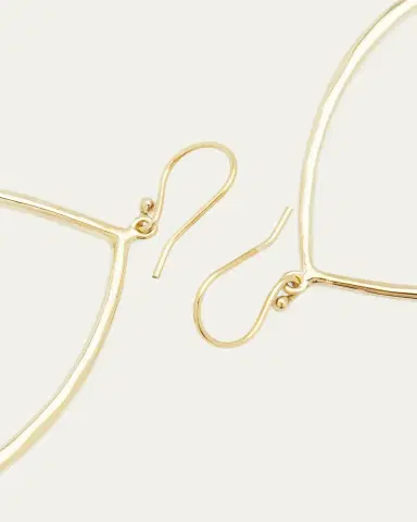 Ippolita Sculpted Open Teardrop Earrings in 18K | Thumbnail 4 Ippolita Sculpted Open Teardrop Earrings in 18K | Thumbnail 4