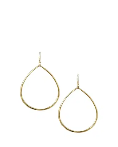 Ippolita Sculpted Open Teardrop Earrings in 18K | Thumbnail 1 Ippolita Sculpted Open Teardrop Earrings in 18K | Thumbnail 1