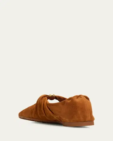 Loewe Pebble Suede Ballerina Flats | Thumbnail 4 Loewe Pebble Suede Ballerina Flats | Thumbnail 4