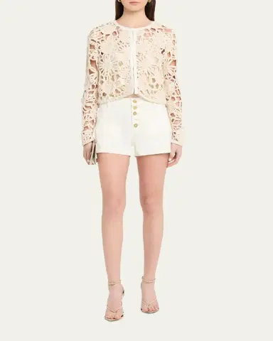 Ramy Brook Adelynn Openwork Floral Jacket | Thumbnail 2