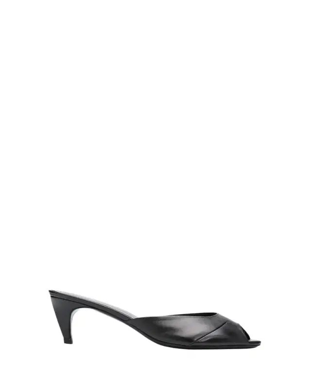Jude 65mm Cava Leather Mules