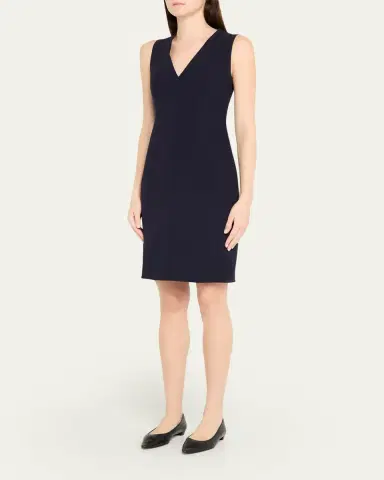 Akris Sleeveless V-Neck Dress | Thumbnail 4 Akris Sleeveless V-Neck Dress | Thumbnail 4