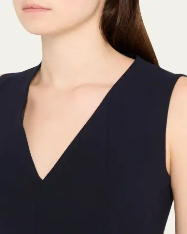 Akris Sleeveless V-Neck Dress | Thumbnail 5 Akris Sleeveless V-Neck Dress | Thumbnail 5