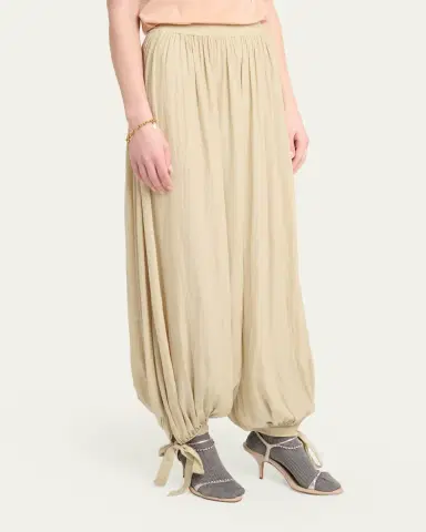 Chloé Balloon Trousers with Tie Details | Thumbnail 4