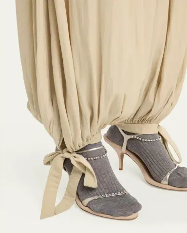 Chloé Balloon Trousers with Tie Details | Thumbnail 5