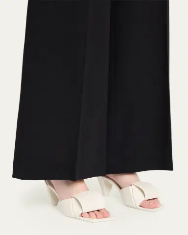 Loewe 85mm Origami Leather Slide Sandals | Thumbnail 2 Loewe 85mm Origami Leather Slide Sandals | Thumbnail 2