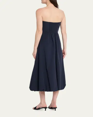 Ramy Brook Zaria Floral Bubble-Hem Midi Dress | Thumbnail 3