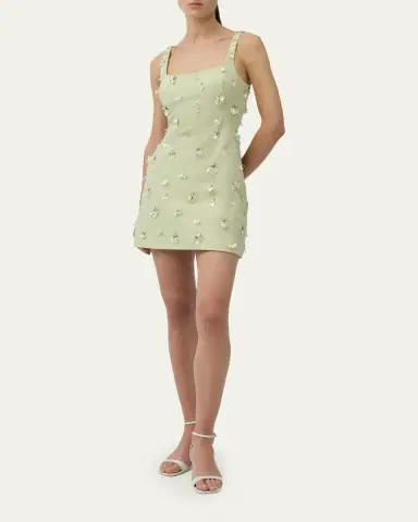 Simkhai Ziva Sleeveless Embellished Mini Dress | Thumbnail 2 Simkhai Ziva Sleeveless Embellished Mini Dress | Thumbnail 2