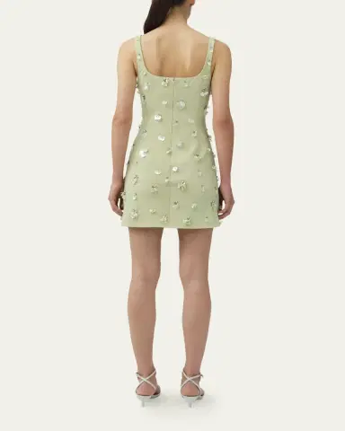 Simkhai Ziva Sleeveless Embellished Mini Dress | Thumbnail 3 Simkhai Ziva Sleeveless Embellished Mini Dress | Thumbnail 3