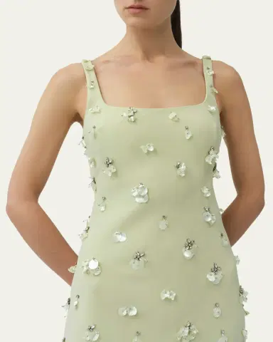 Simkhai Ziva Sleeveless Embellished Mini Dress | Thumbnail 4 Simkhai Ziva Sleeveless Embellished Mini Dress | Thumbnail 4