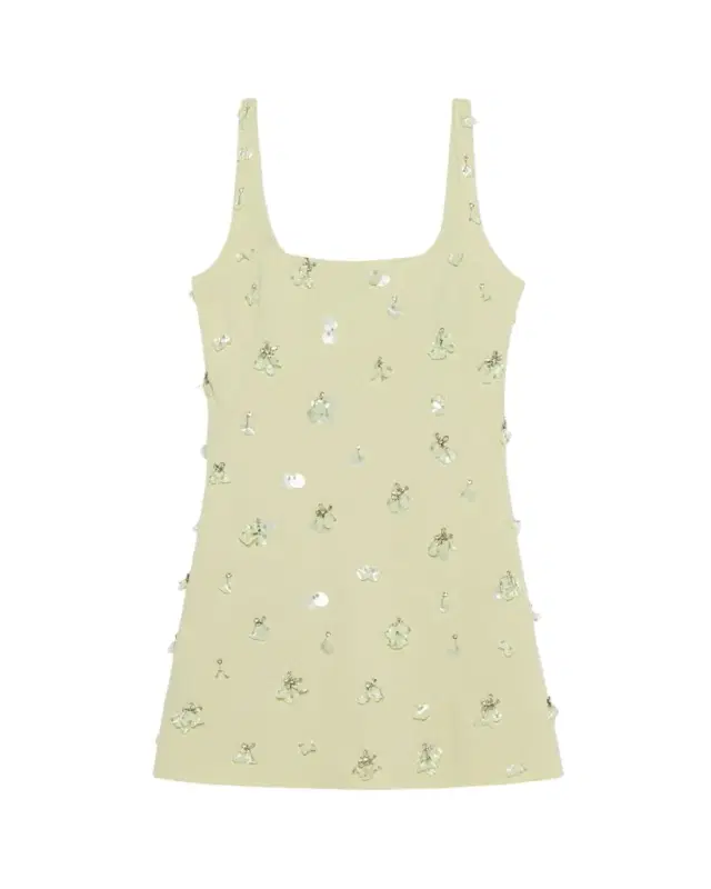 Ziva Sleeveless Embellished Mini Dress
