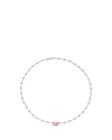 Nickho Rey Milo Rhodium Vermeil Cubic Zirconia Tennis Necklace | Thumbnail 1