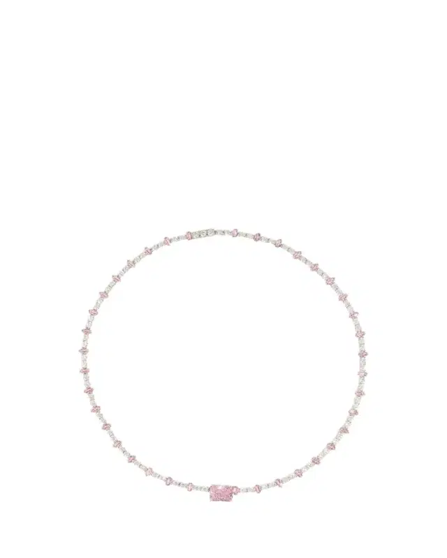 Nickho Rey Milo Rhodium Vermeil Cubic Zirconia Tennis Necklace