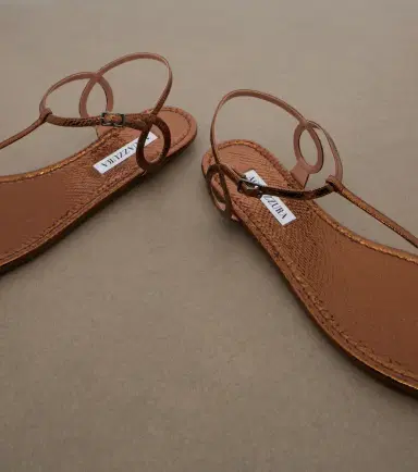 Aquazzura Almost Bare leather thong sandals | Thumbnail 3