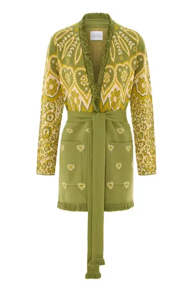 HAYLEY MENZIES Dalton Cardigan - Green | Thumbnail 1