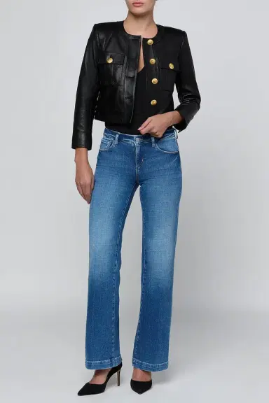L'Agence Deidra Collarless Jacket | Thumbnail 3 L'Agence Deidra Collarless Jacket | Thumbnail 3