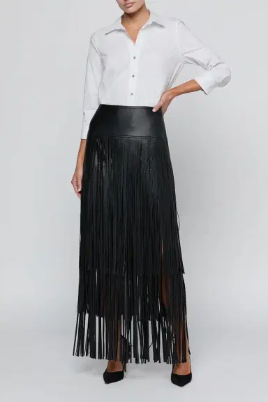 L'Agence Karolina Skirt - Black | Thumbnail 2 L'Agence Karolina Skirt - Black | Thumbnail 2