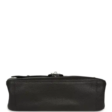 Chanel Chanel Maxi "Souplissimo" Small Flap Bag Black Grained Calfskin Silver Hardware | Thumbnail 6 Chanel Chanel Maxi "Souplissimo" Small Flap Bag Black Grained Calfskin Silver Hardware | Thumbnail 6