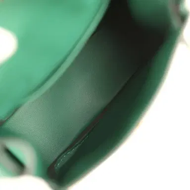 HERMÈS Hermes Mini Kelly Jump Backpack Vert Moyen Swift Gold Hardware | Thumbnail 12 HERMÈS Hermes Mini Kelly Jump Backpack Vert Moyen Swift Gold Hardware | Thumbnail 12