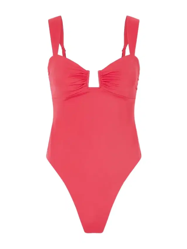 Cannes Embellished Gathered Swimsuit