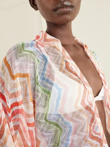 Missoni Striped Crochet-knit Coverup | Thumbnail 4