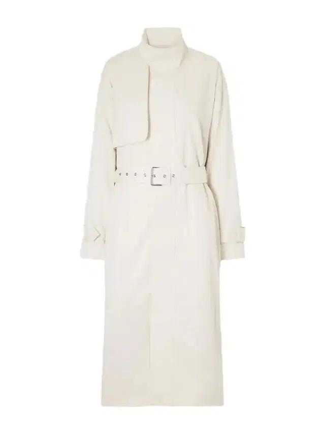 Frame The Field Belted Cotton-twill Trench Coat