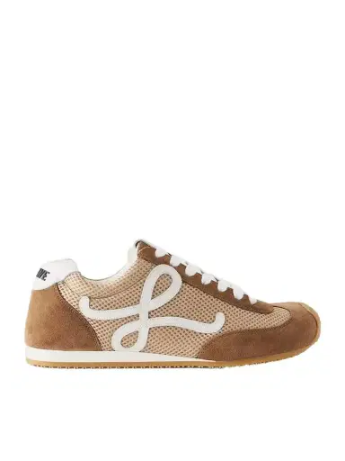 Loewe Ballet Runner 2.0 Logo-appliquéd Suede-trimmed Mesh Sneakers | Thumbnail 1 Loewe Ballet Runner 2.0 Logo-appliquéd Suede-trimmed Mesh Sneakers | Thumbnail 1