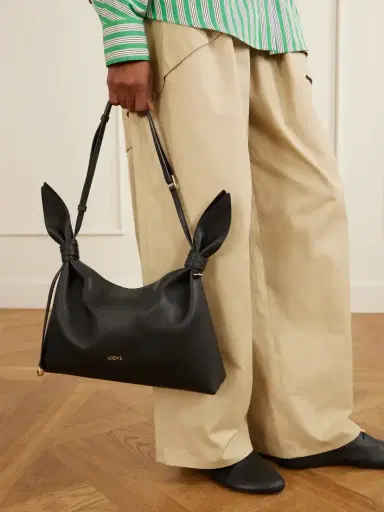 Loewe Scarf Medium Knot-detailed Leather Shoulder Bag | Thumbnail 2 Loewe Scarf Medium Knot-detailed Leather Shoulder Bag | Thumbnail 2