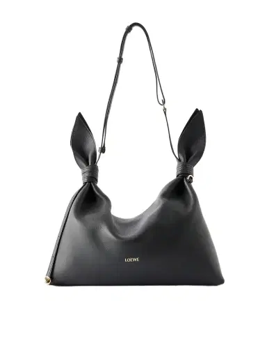 Loewe Scarf Medium Knot-detailed Leather Shoulder Bag | Thumbnail 1 Loewe Scarf Medium Knot-detailed Leather Shoulder Bag | Thumbnail 1