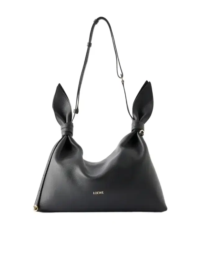 Loewe Scarf Medium Knot-detailed Leather Shoulder Bag