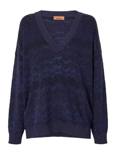 Missoni Striped Crochet-knit Sweater | Thumbnail 1 Missoni Striped Crochet-knit Sweater | Thumbnail 1