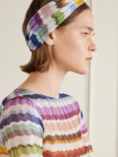 Missoni Striped Crochet-knit Headband | Thumbnail 2 Missoni Striped Crochet-knit Headband | Thumbnail 2