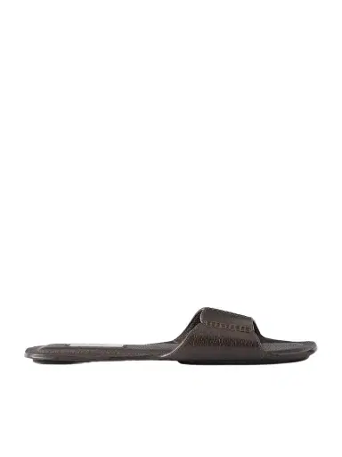 TOTEME Textured-leather Slides | Thumbnail 1 TOTEME Textured-leather Slides | Thumbnail 1